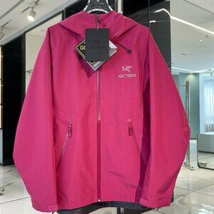 Women's Lightweight Arcteryx Ski Jacket Solid Color Casual Sports Waterproof  M